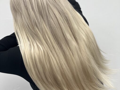 Seamless Platinum Blonde Extensions