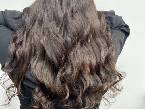 From Flat to Full: A Hair Extension Transformation